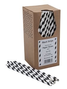 3873-8inch-Paper-Straw-BLACK-WHITE-STRIPED-PK-250-6mm-Bore-Open