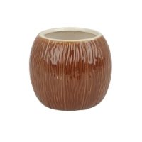 3406-Ceramic-Coconut-Tiki-Mug-500ml-Medium-Brown