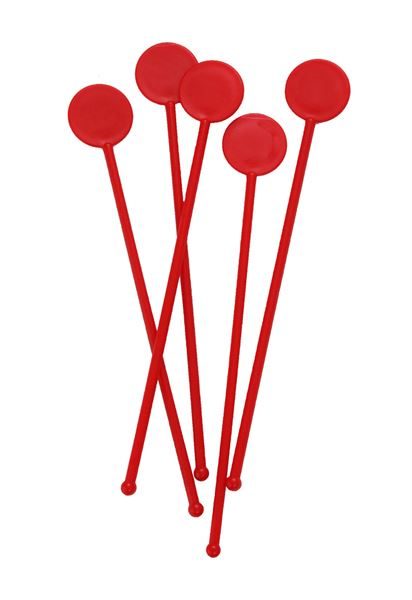 3306RED-7”-Disc-Stirrers-Red