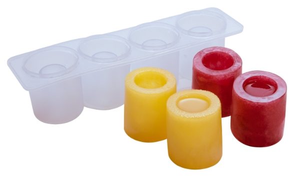 3352-4-Cavity-Silicone-Shot-Glass-Mould-Clear-in-use-3