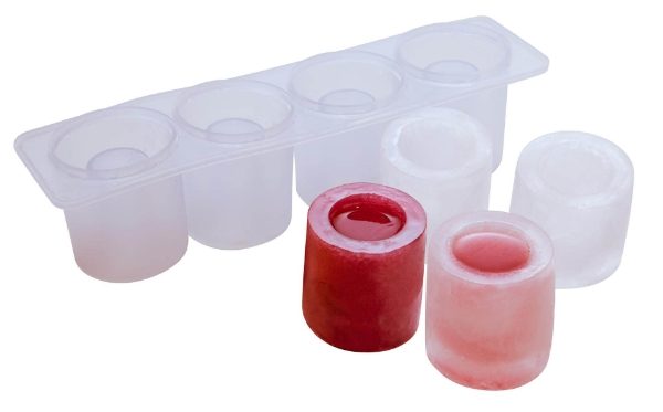 3352-4-Cavity-Silicone-Shot-Glass-Mould-Clear-in-use-4