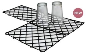 Glassmats Pack of 10- Black