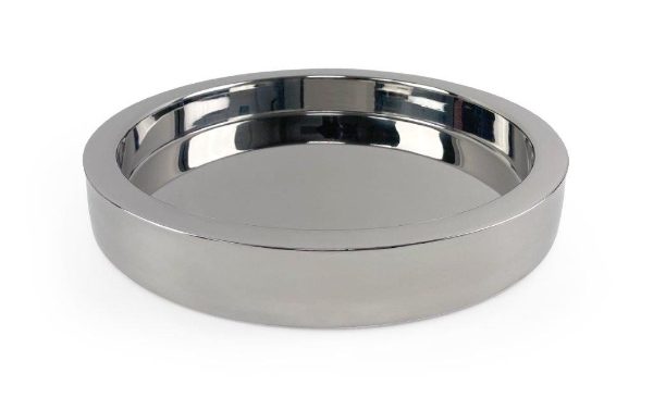 14" Highly Polished Double Wall Tray