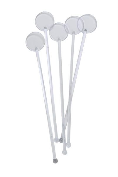 3306CLE-7”-Disc-Stirrers-Clear