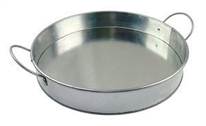 3957-12inch-Round-Serving-Platter-Galvanised-Tin
