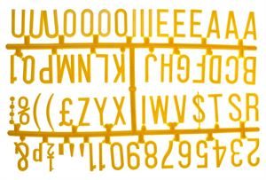 3863Y-1_1-4inch-Letter-Set-PK6-Yellow